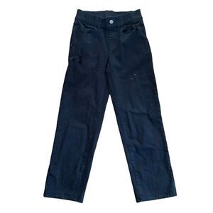 Betabrand Straight 4-pocket black pull on yoga denim jeans size Medium M